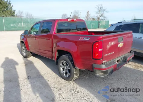 2018 Chevrolet Colorado Z71 из США, поврежденный, VIN 1GCGTDEN7J1133528